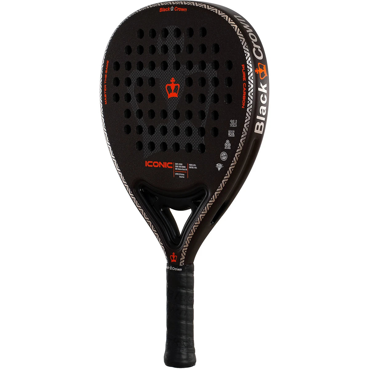Padelracket Black Crown Iconic