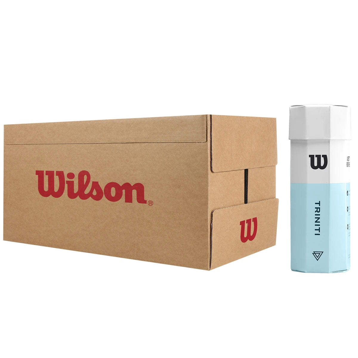 Doos met 24 Tubes van 3 Wilson Triniti Ballen