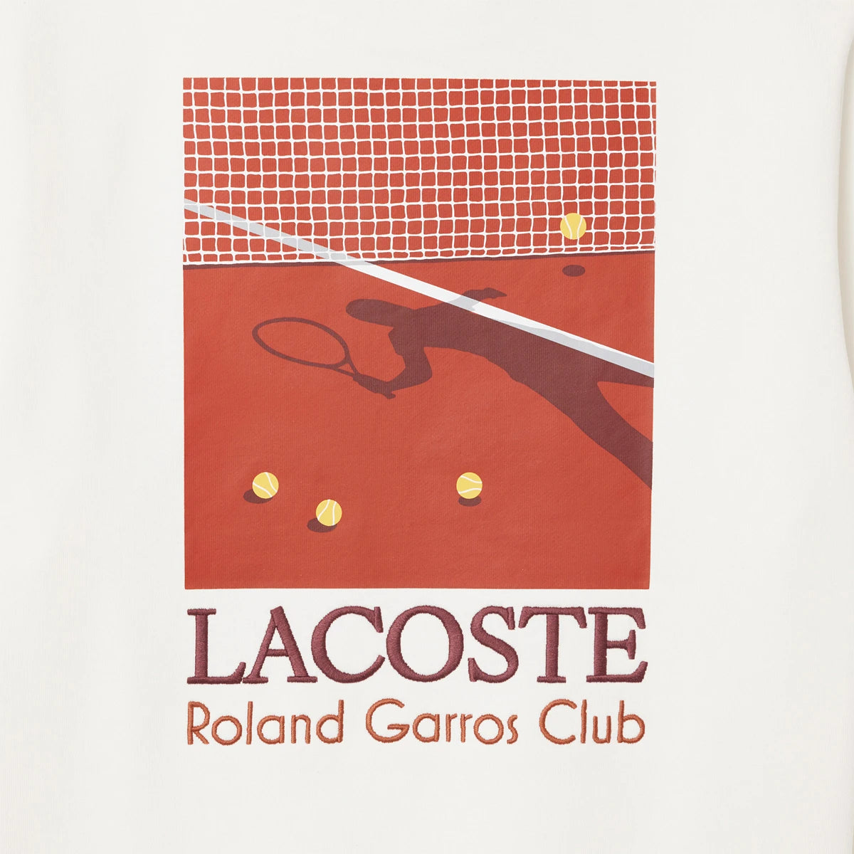 Sweater Lacoste Roland Garros Club Grafisch