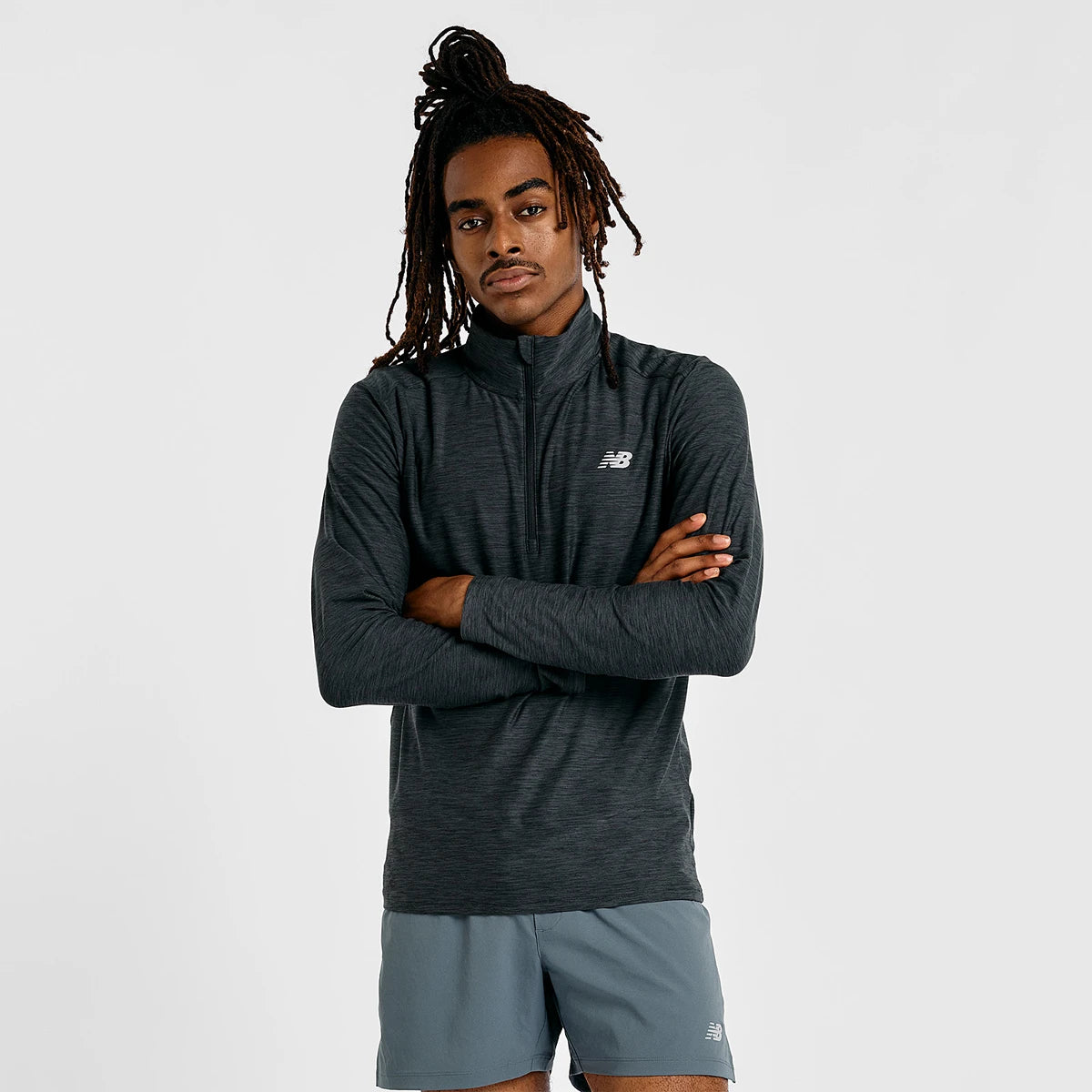 New Balance Sport Essentials 1/4 Zip Lange Mouwen T-shirt