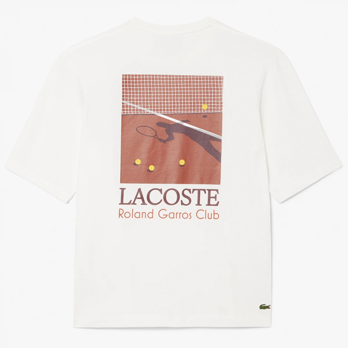 T-shirt Lacoste Roland Garros Club Grafisch