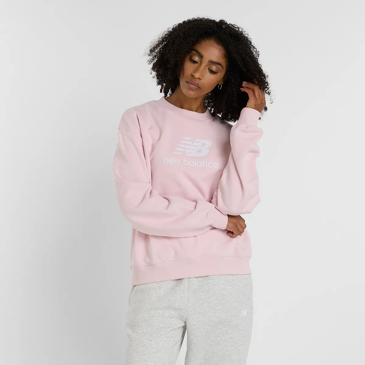 Sweater New Balance Dames Essentials French Terry Logo