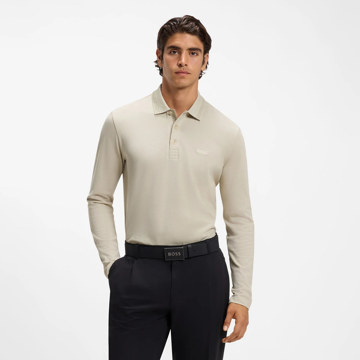Polo Boss Lange Mouwen Plisy
