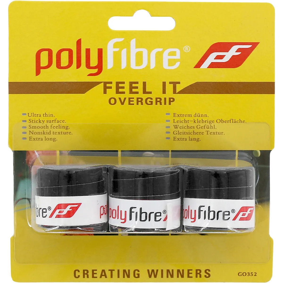 Overgrips Polyfibre Feel It X3