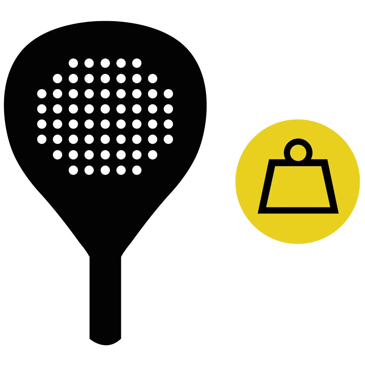 Optie Maten Spec 5 Padelrackets