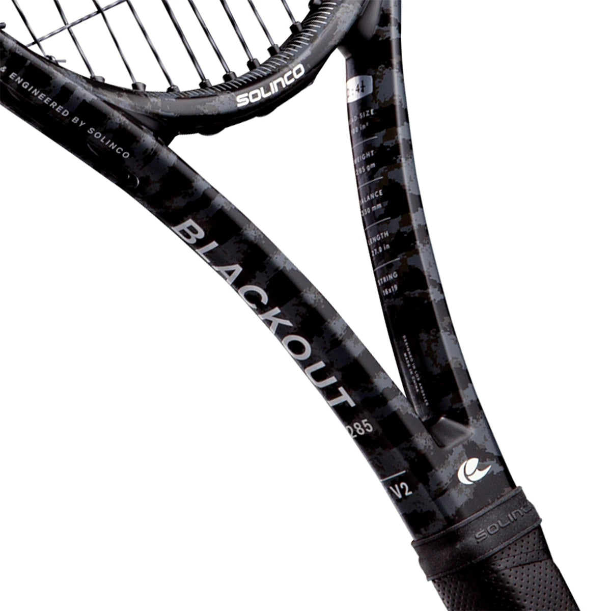 Tennissracket Test Solinco Blackout V2 Camo (285 GR) (2025)