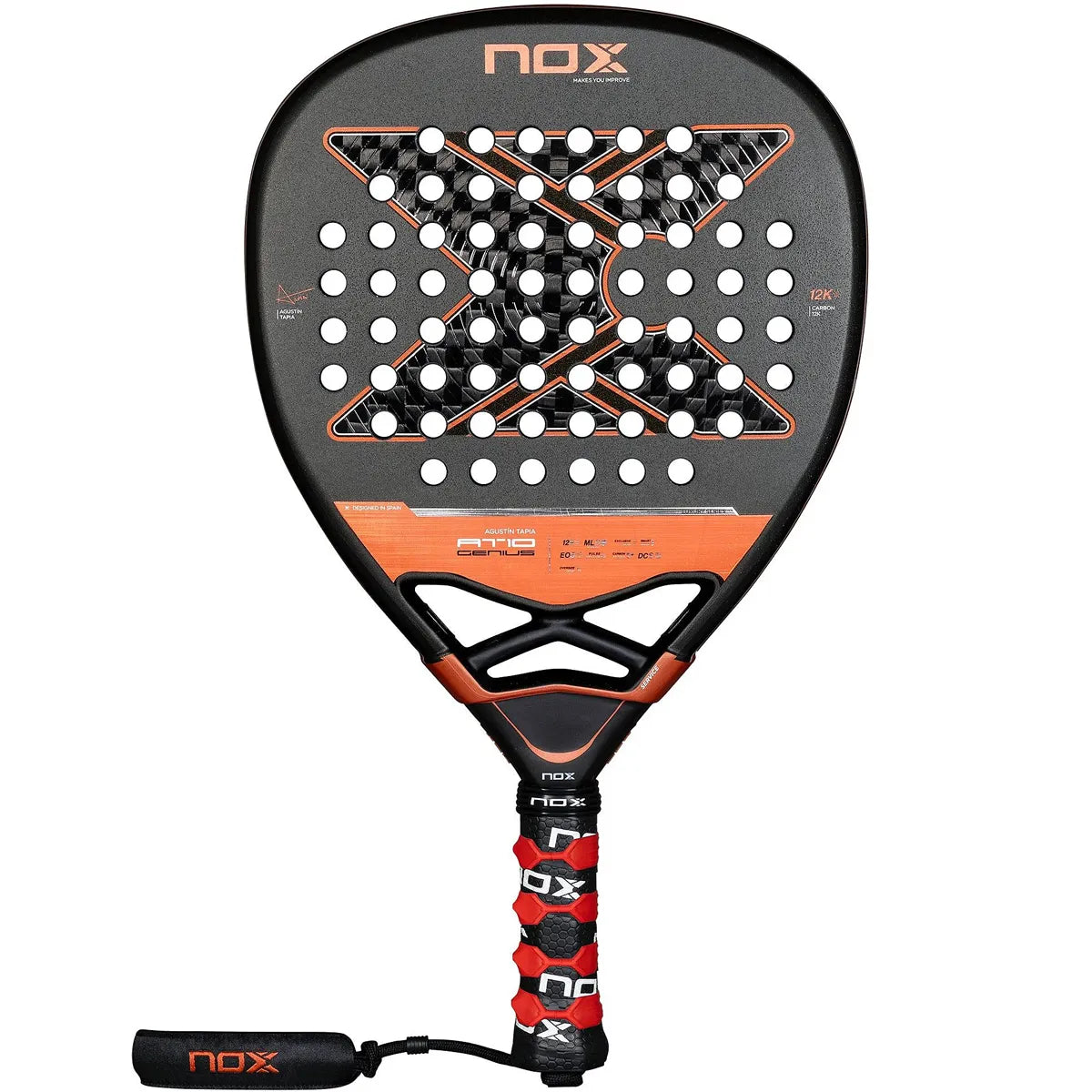 Padelracket Nox At10 Genius Attack 12K By Agustin Tapia