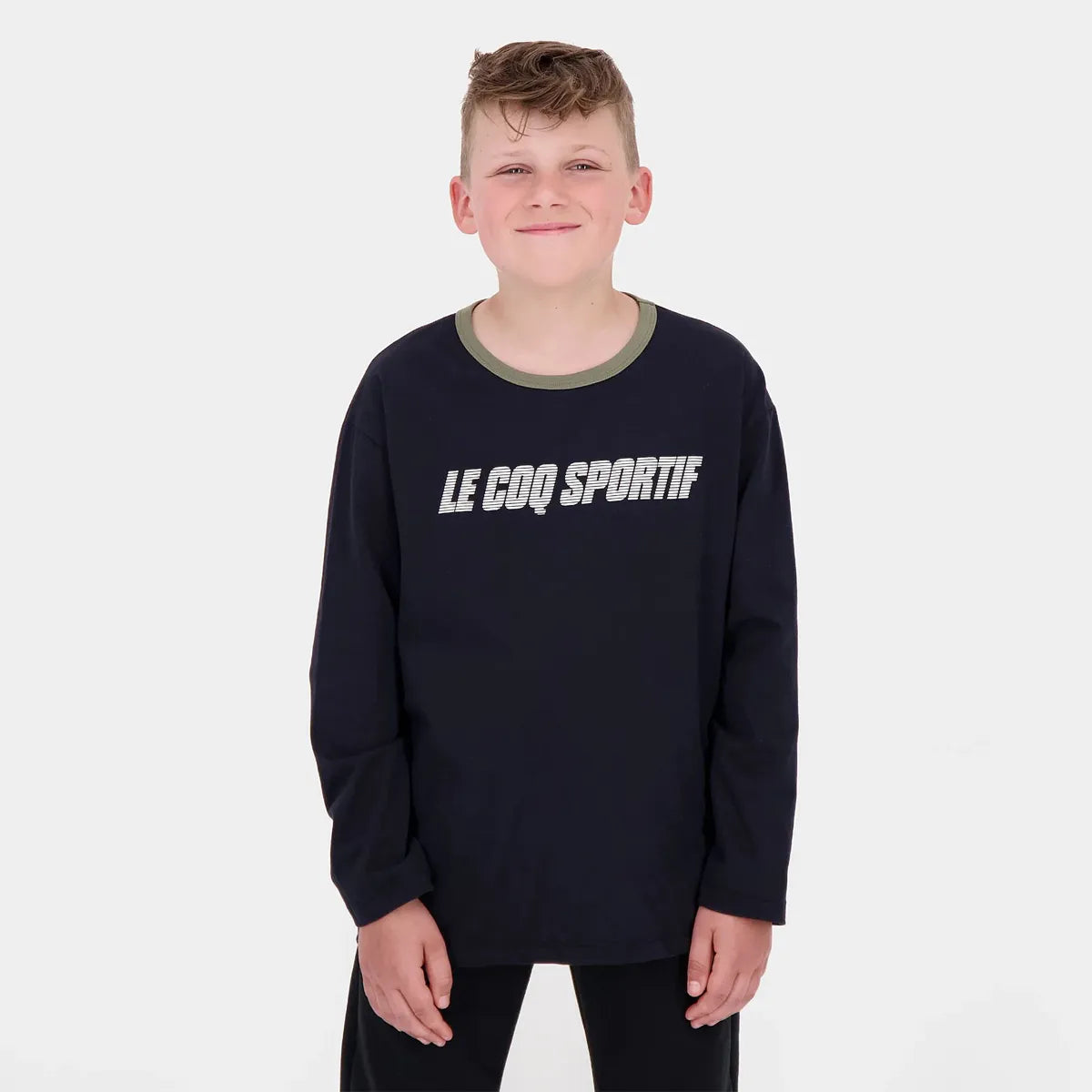 T-Shirt Le Coq Sportif Junior Lange Mouwen Grafisch