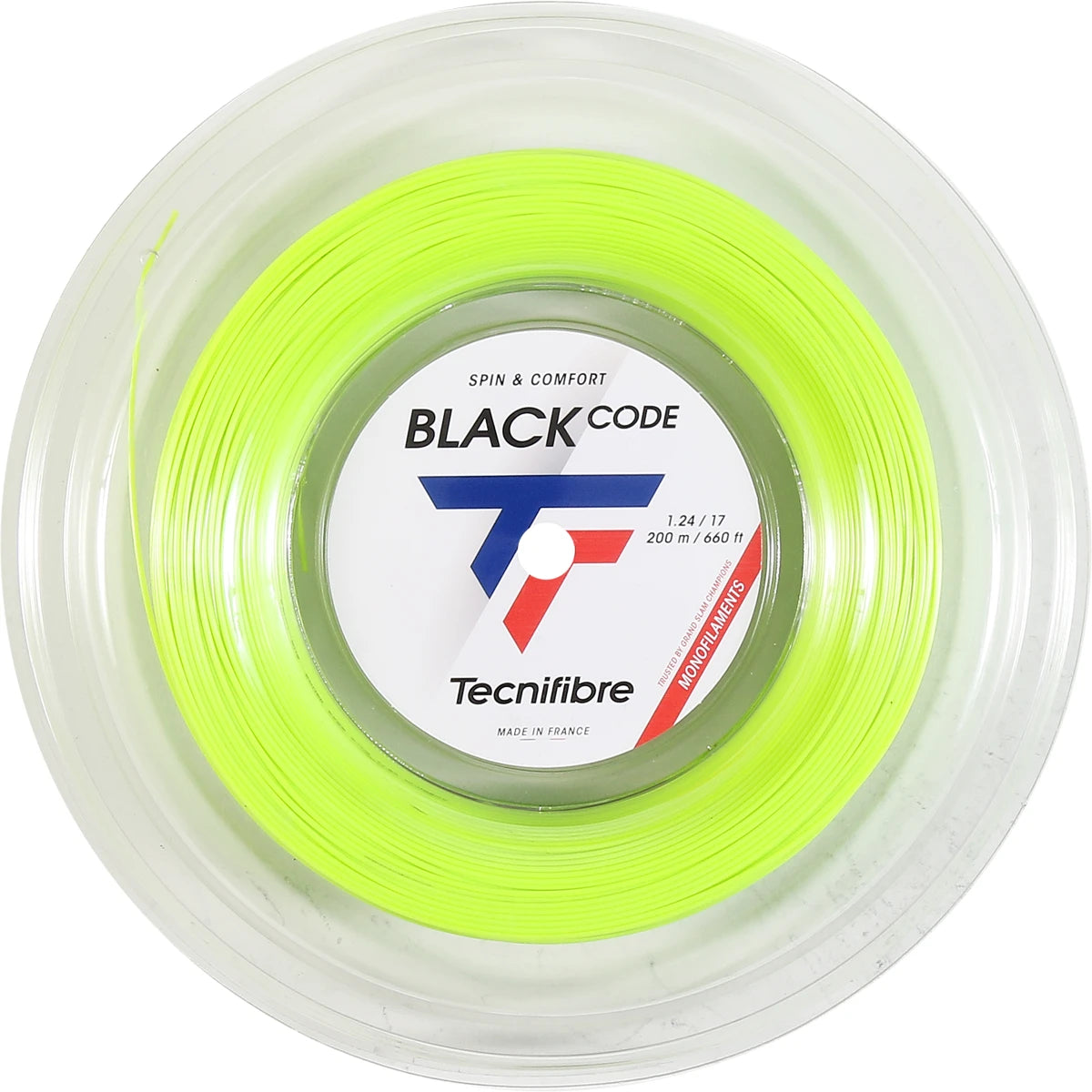 Spoel Tecnifibre Black Code Lime (200 Meter)