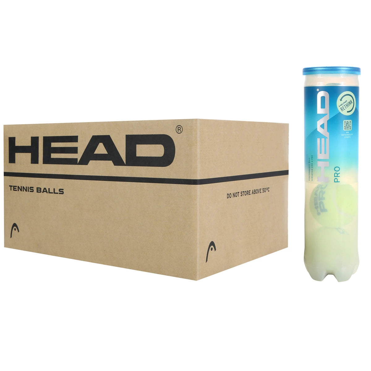 Doos met 18 Tubes van 4 Head Pro Ballen