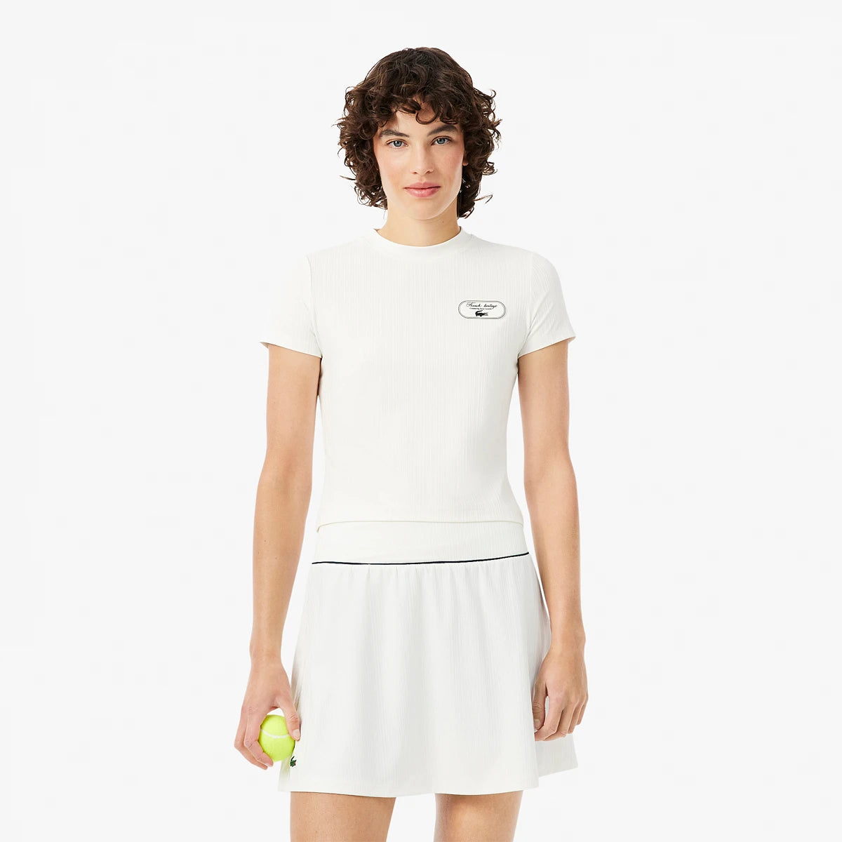 Dames T-shirt Lacoste Heritage