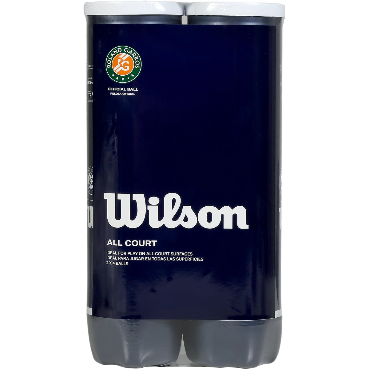 Bipack van 4 Wilson Roland Garros All Court Ballen