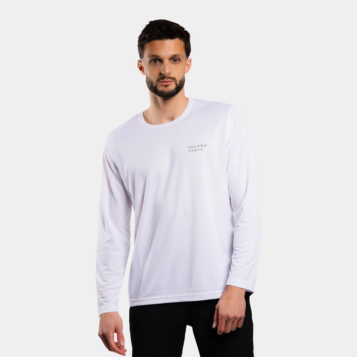 T-Shirt Second Serve Lange Mouwen Second Serve Open Court