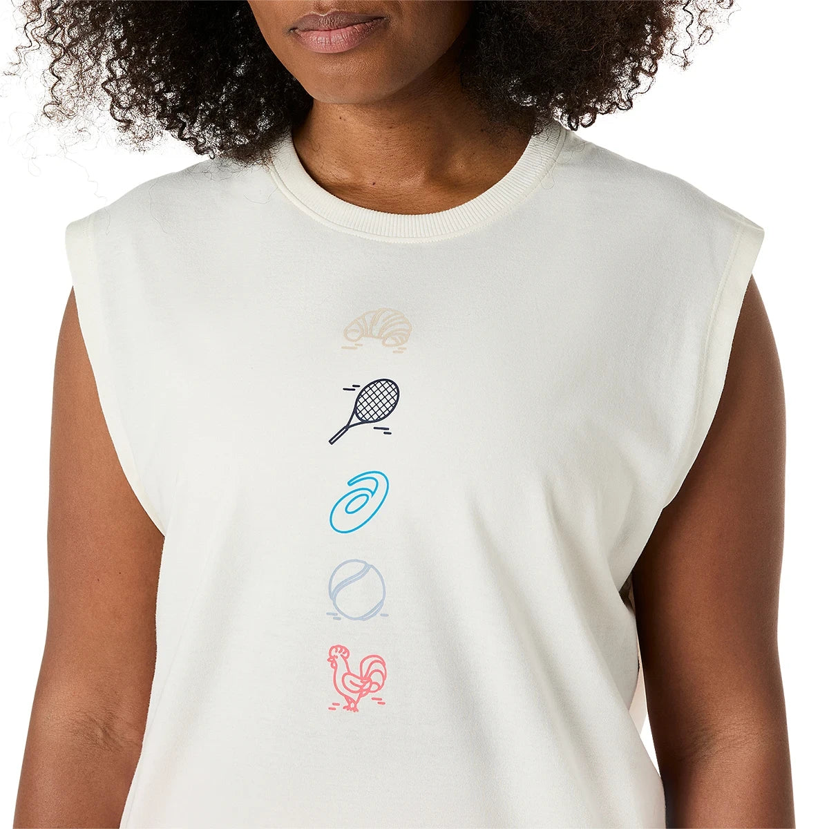 T-Shirt Asics Dames Game Seasonal Graphic