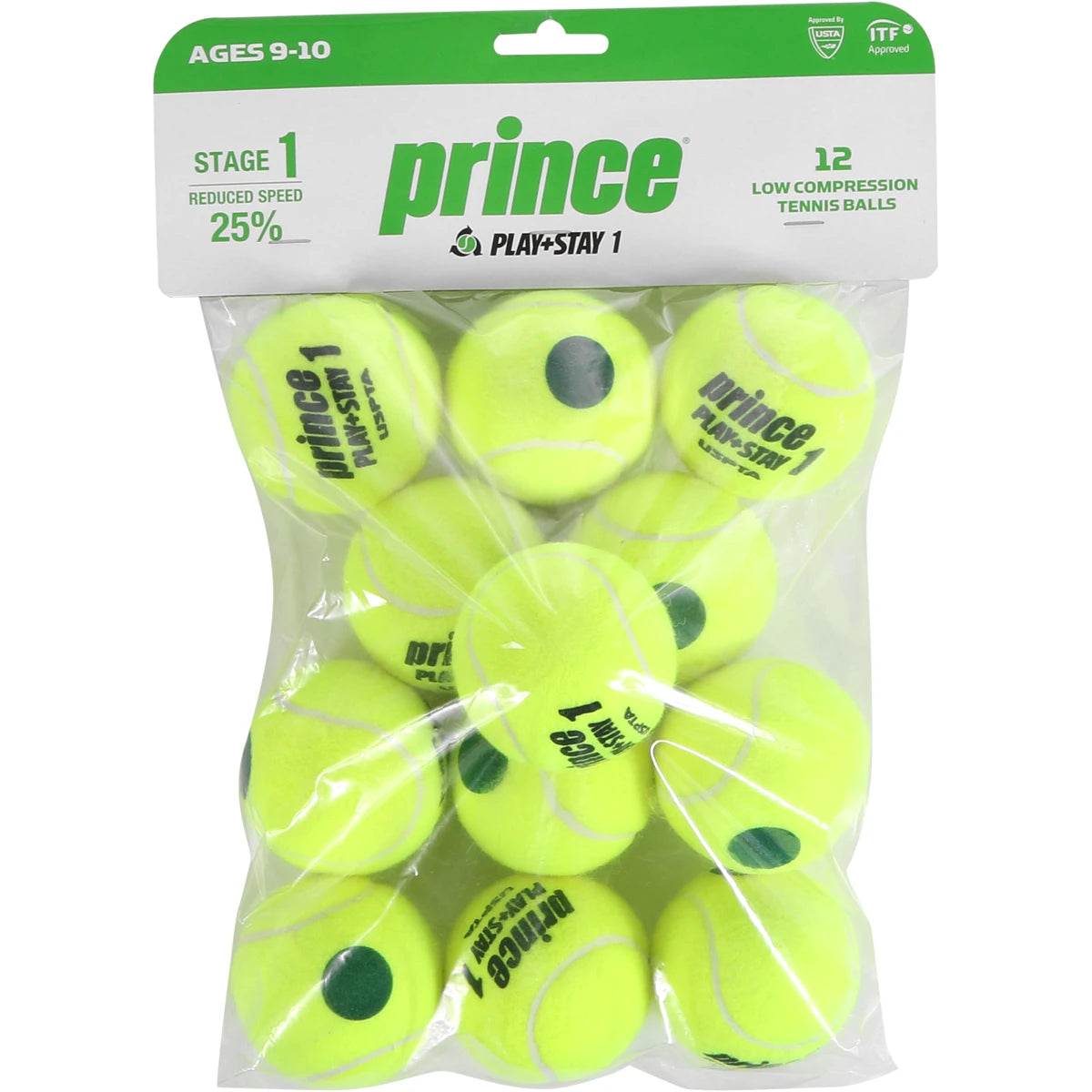 Zakje van 12 Intermediate Stage 1 Ballen Prince