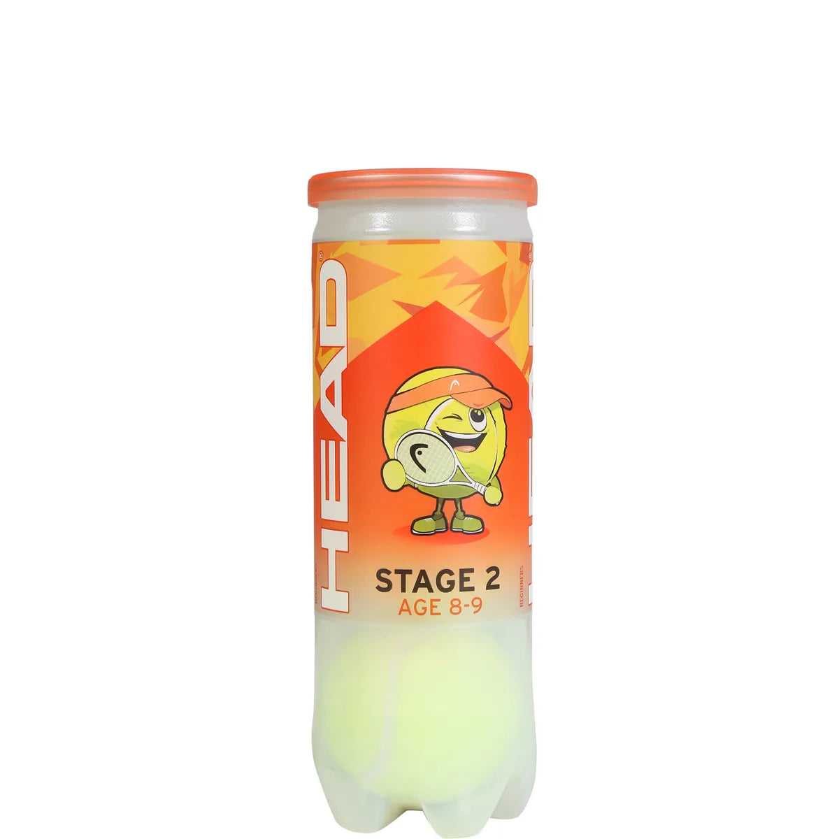 Tube van 3 Head Ballen Tip Oranje