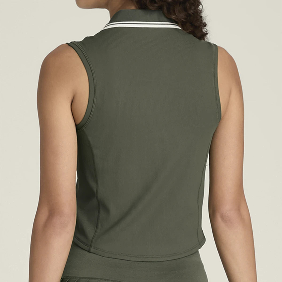 Wilson Dames Rib Mouwloos Polo