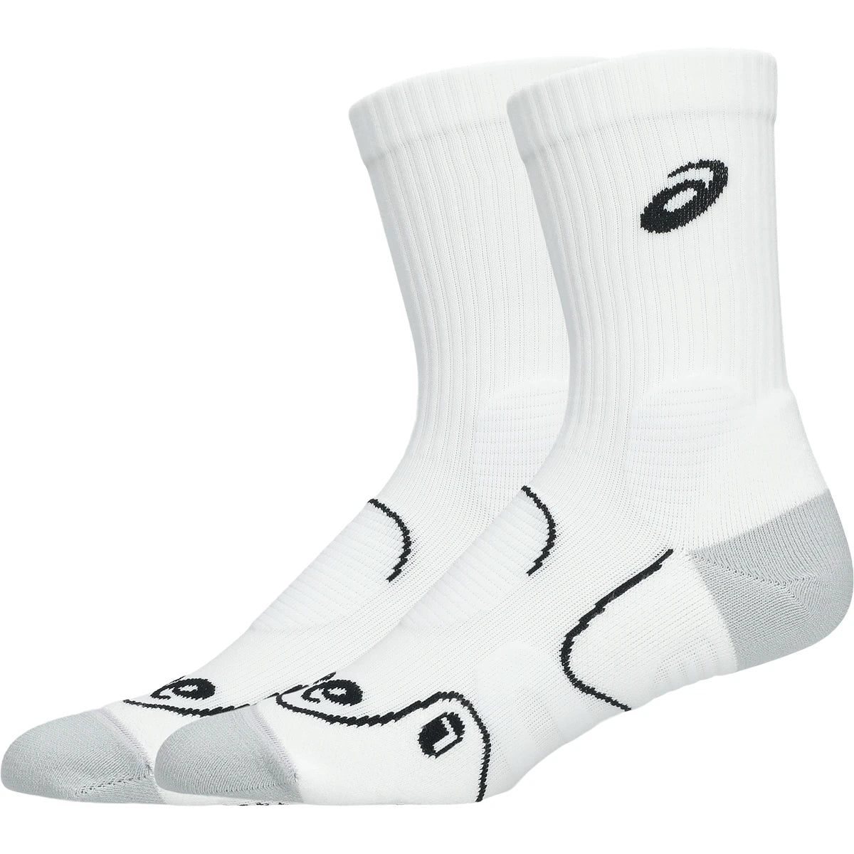 Paar Asics Court Tennis Crew Sokken