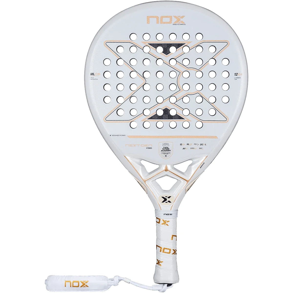 Padelracket Nox Nextgen Pro Hybrid 12K Nfa Series