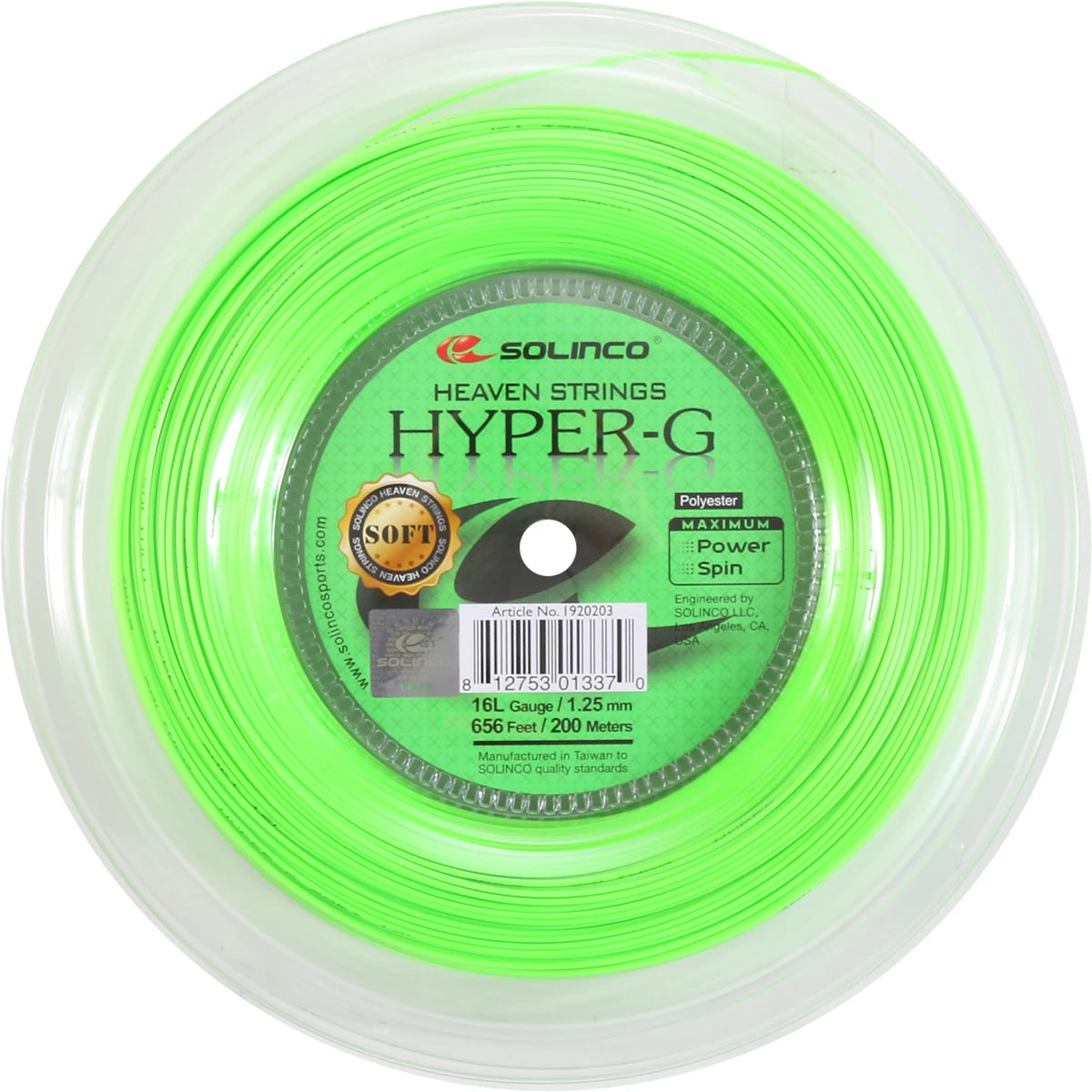 Spoel Solinco Hyper-G Soft (200 Meter)