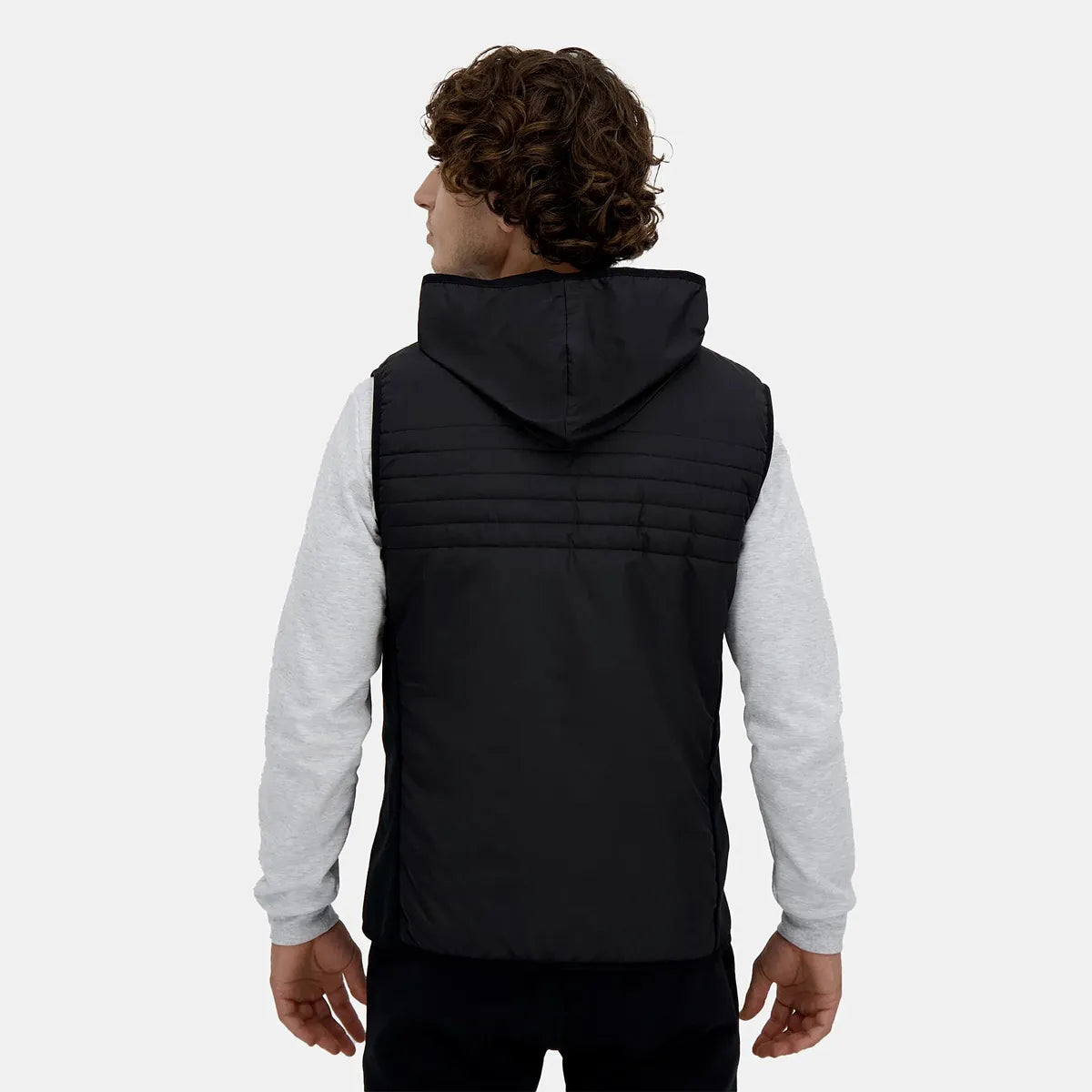 Pufferjas Le Coq Sportif Mouwloos met Capuchon Hybride