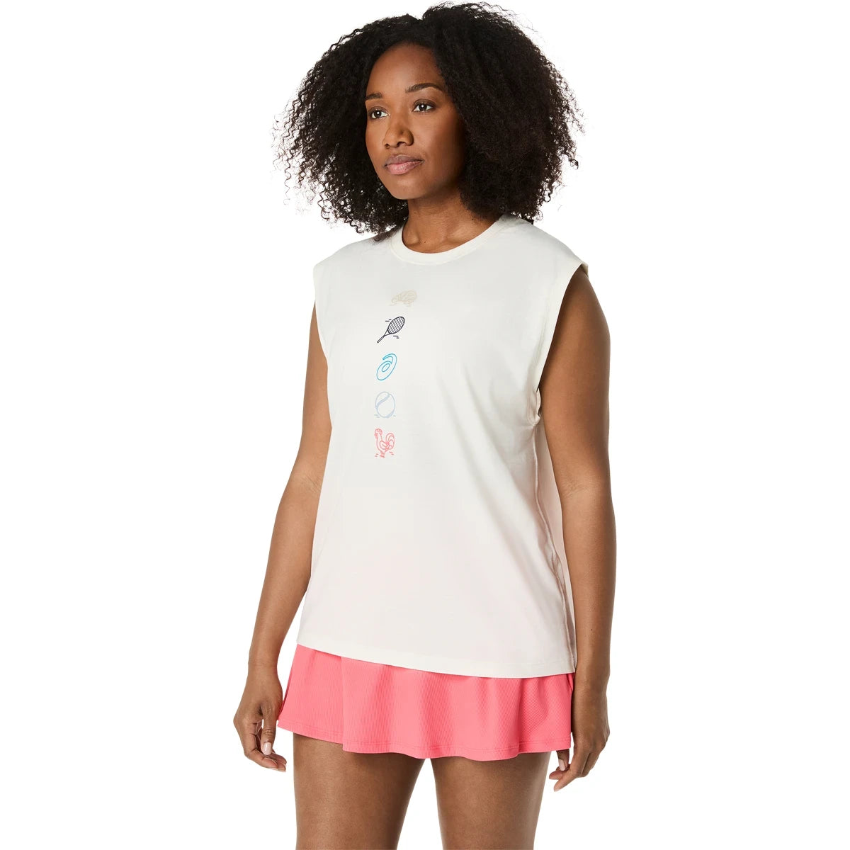 T-Shirt Asics Dames Game Seasonal Graphic