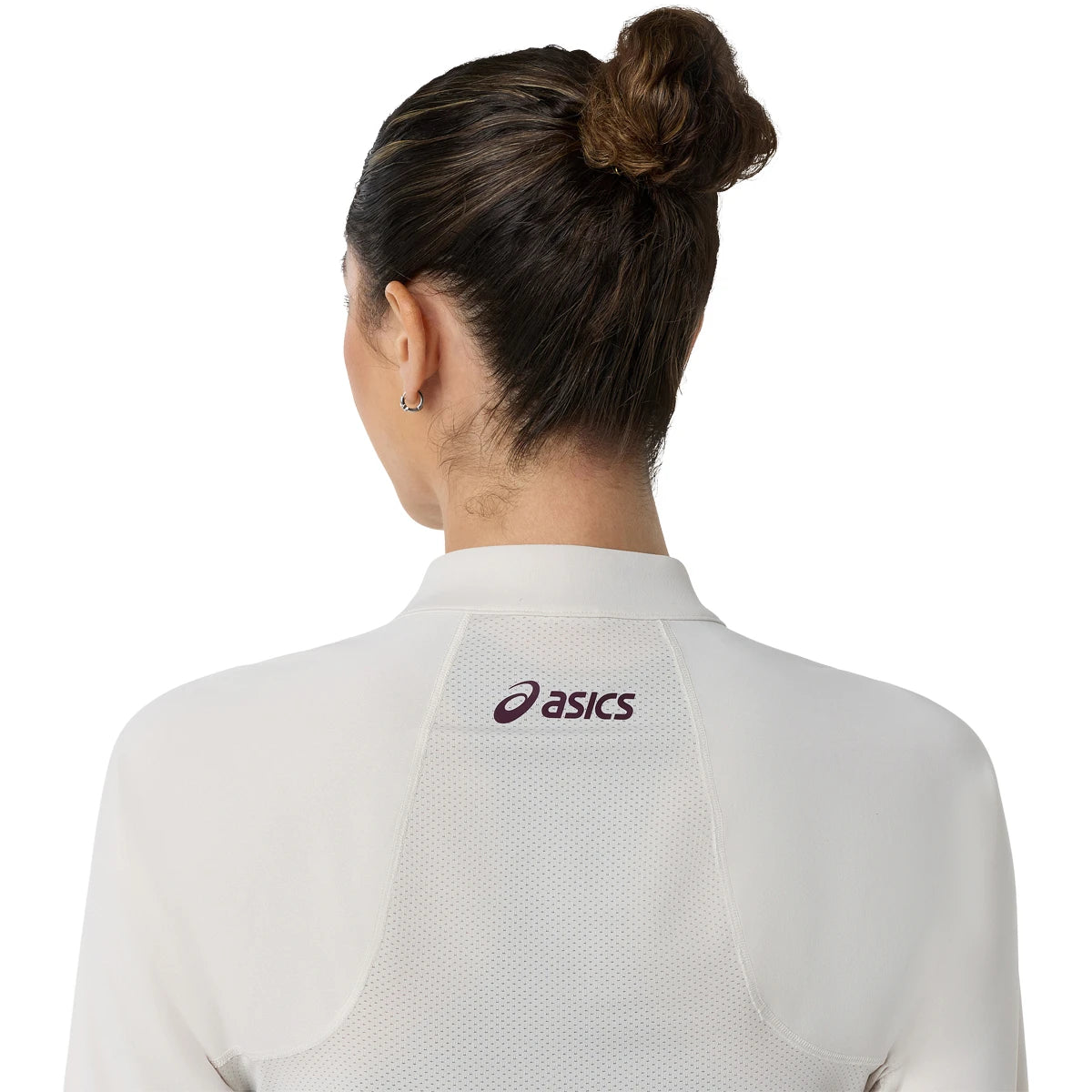 T-Shirt Asics Dames Match 1/2 Zip