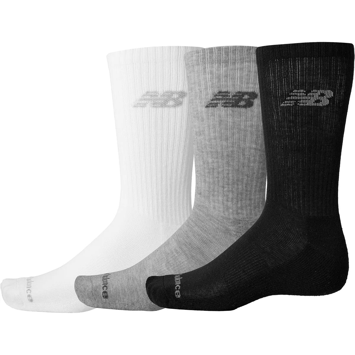 3 Paar New Balance Perf Crew (Mid) Sokken