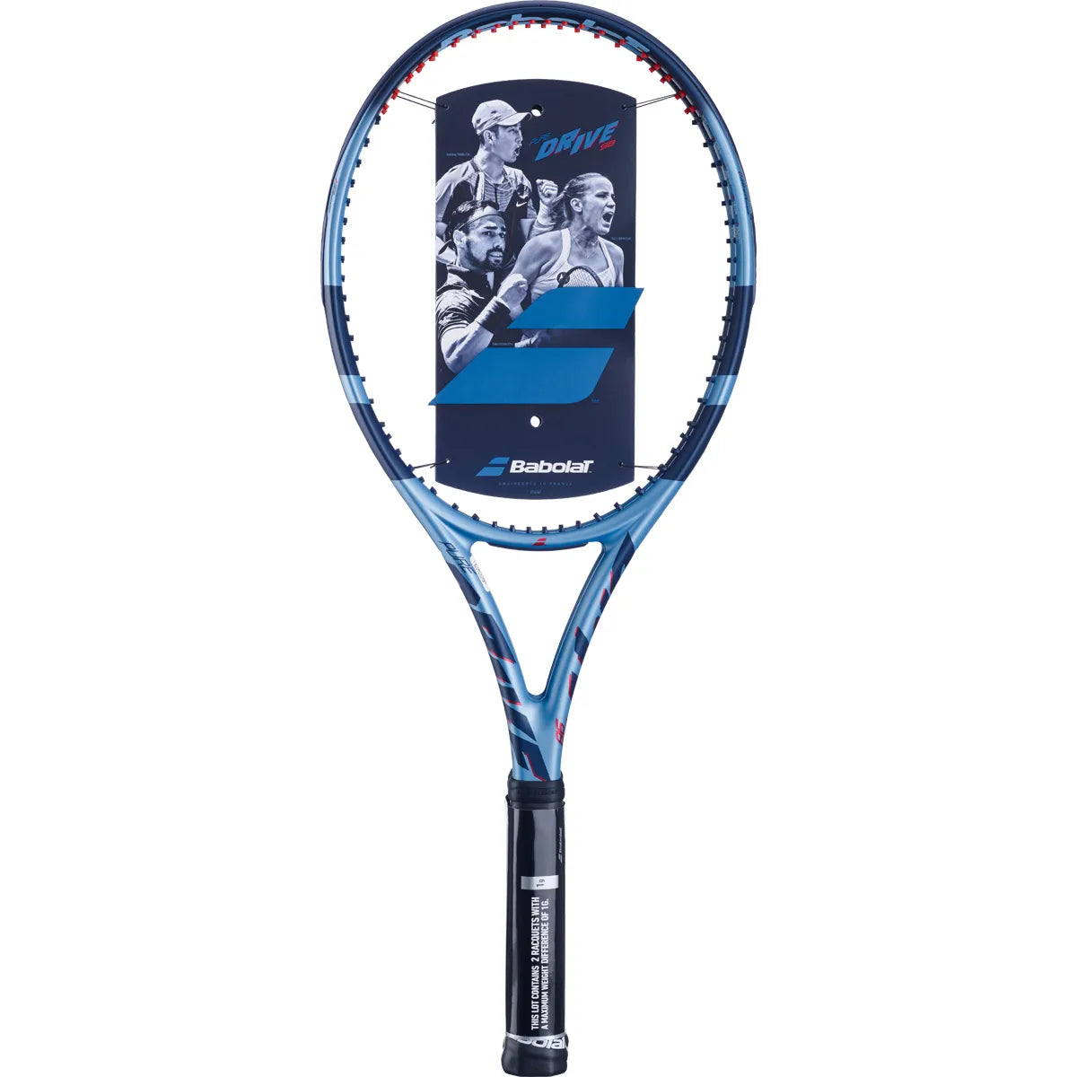 Set van 2 Babolat Pure Drive 98 Rackets (305 Gr)