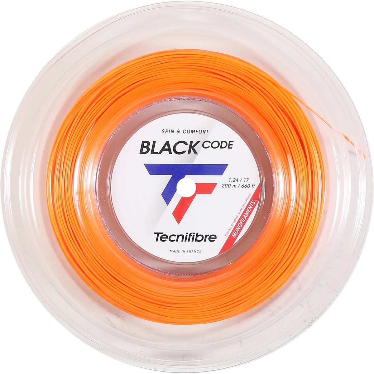Spoel Tecnifibre Black Code Fire (200 Meter)