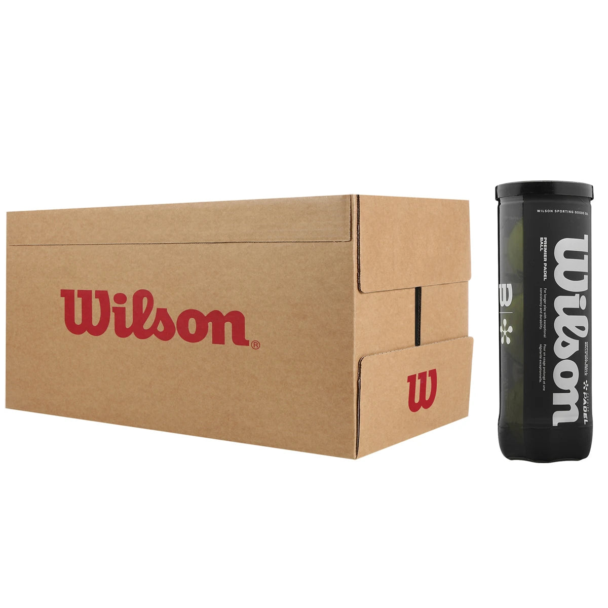 Doos van 24 Tubes met 3 Wilson Premier Padelballen