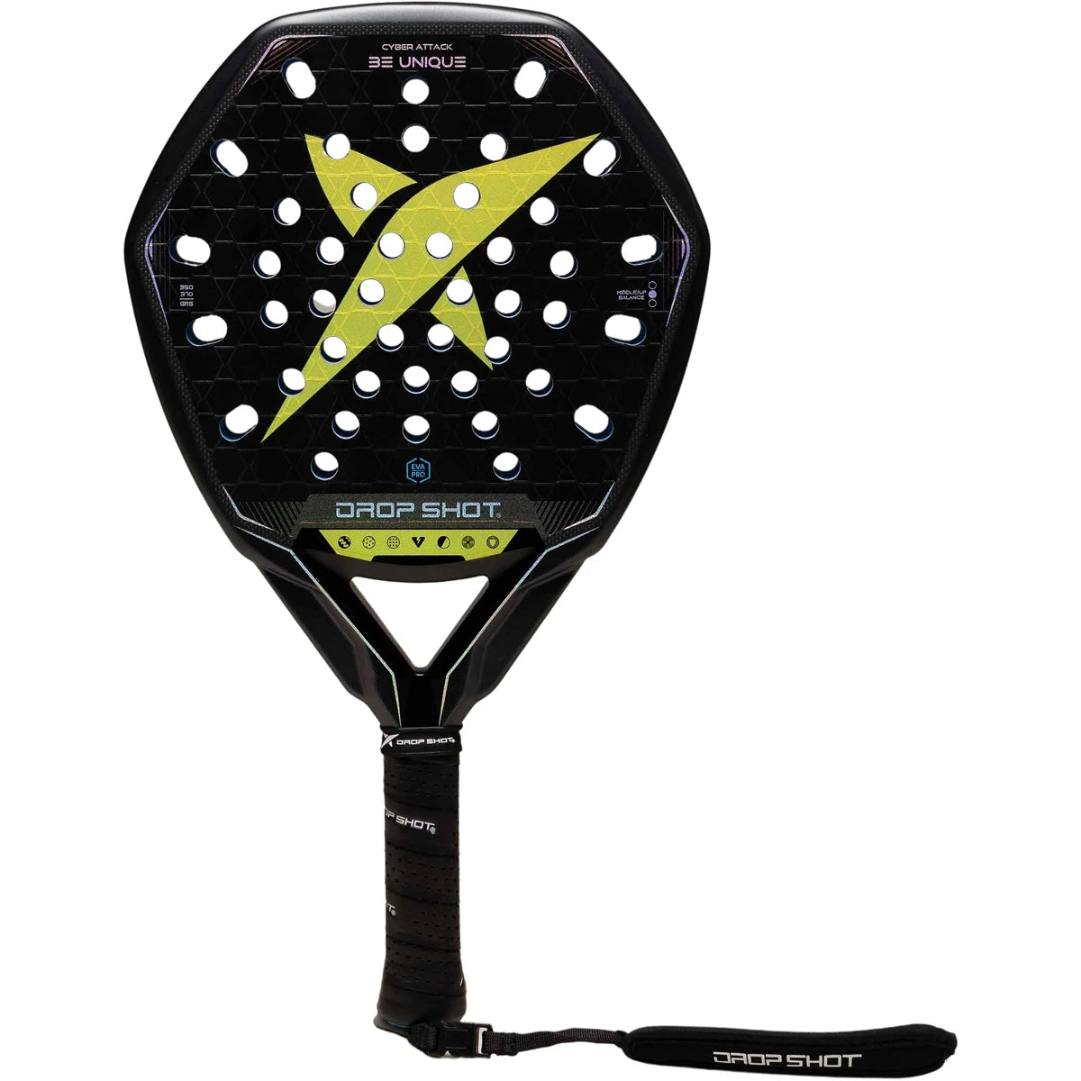 Padelracket Test Drop Shot Cyber Attack