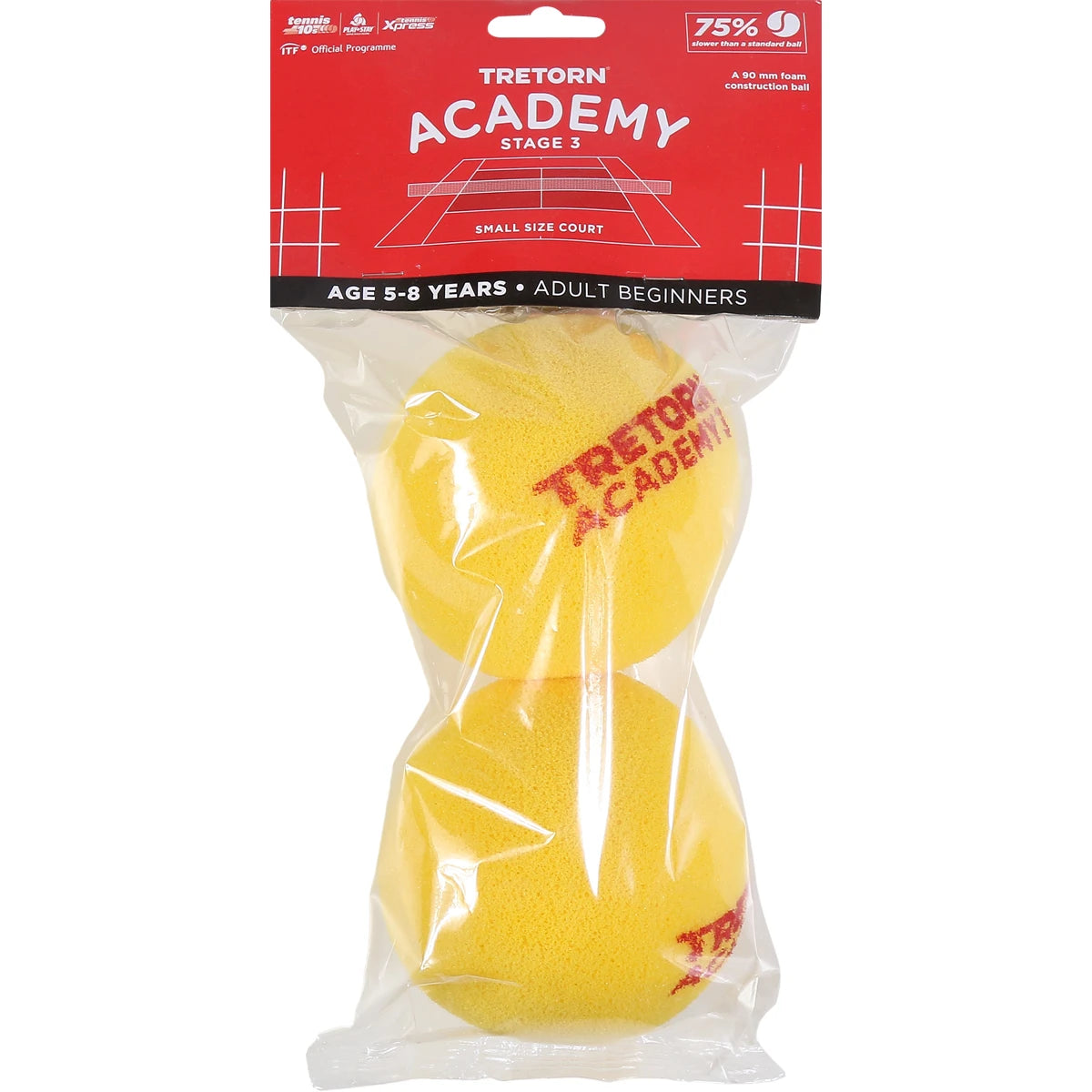 Pack van 2 Tretorn Foamballen