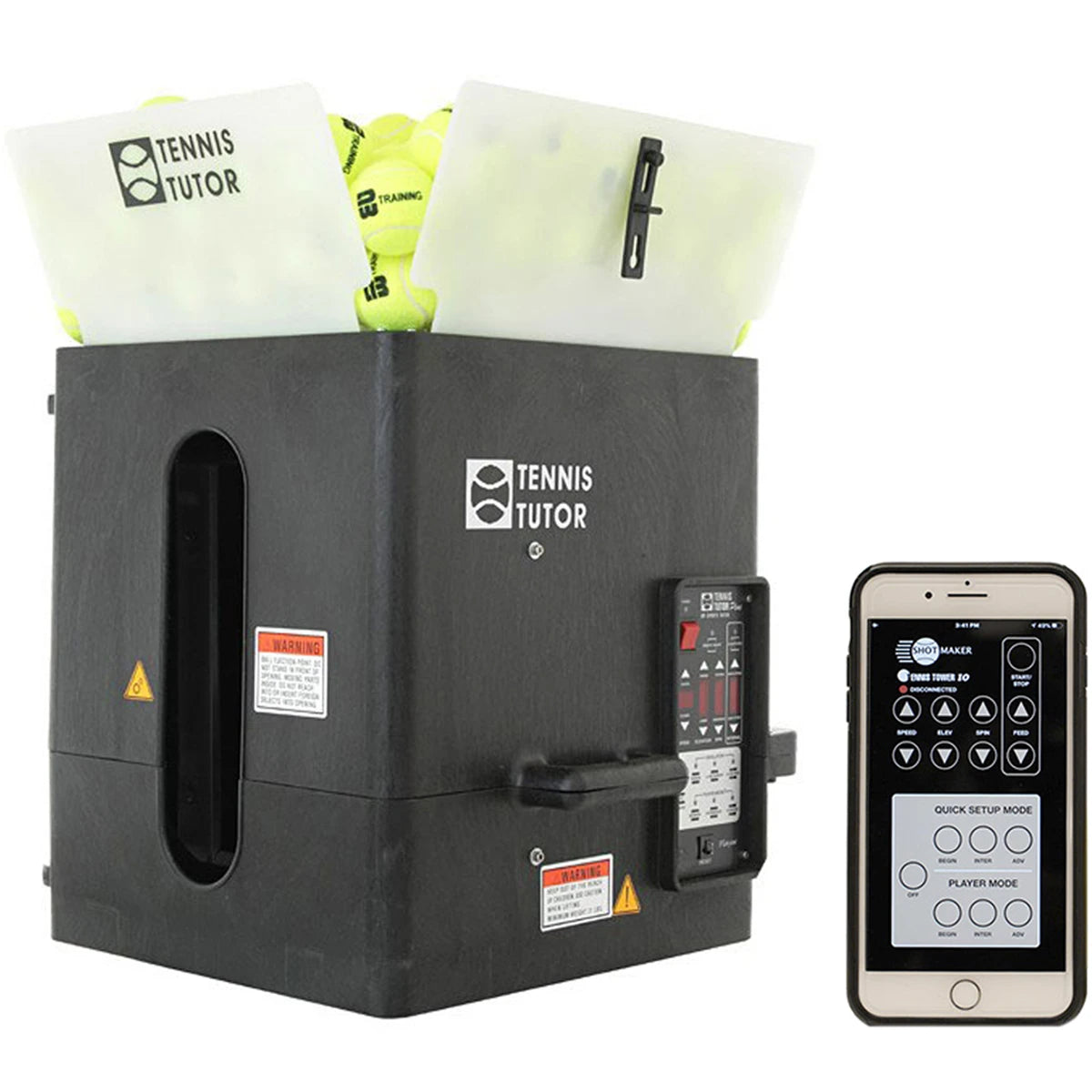 Ballenmachine Tutor Plus Player op Netstroom 230V Tele Mobile