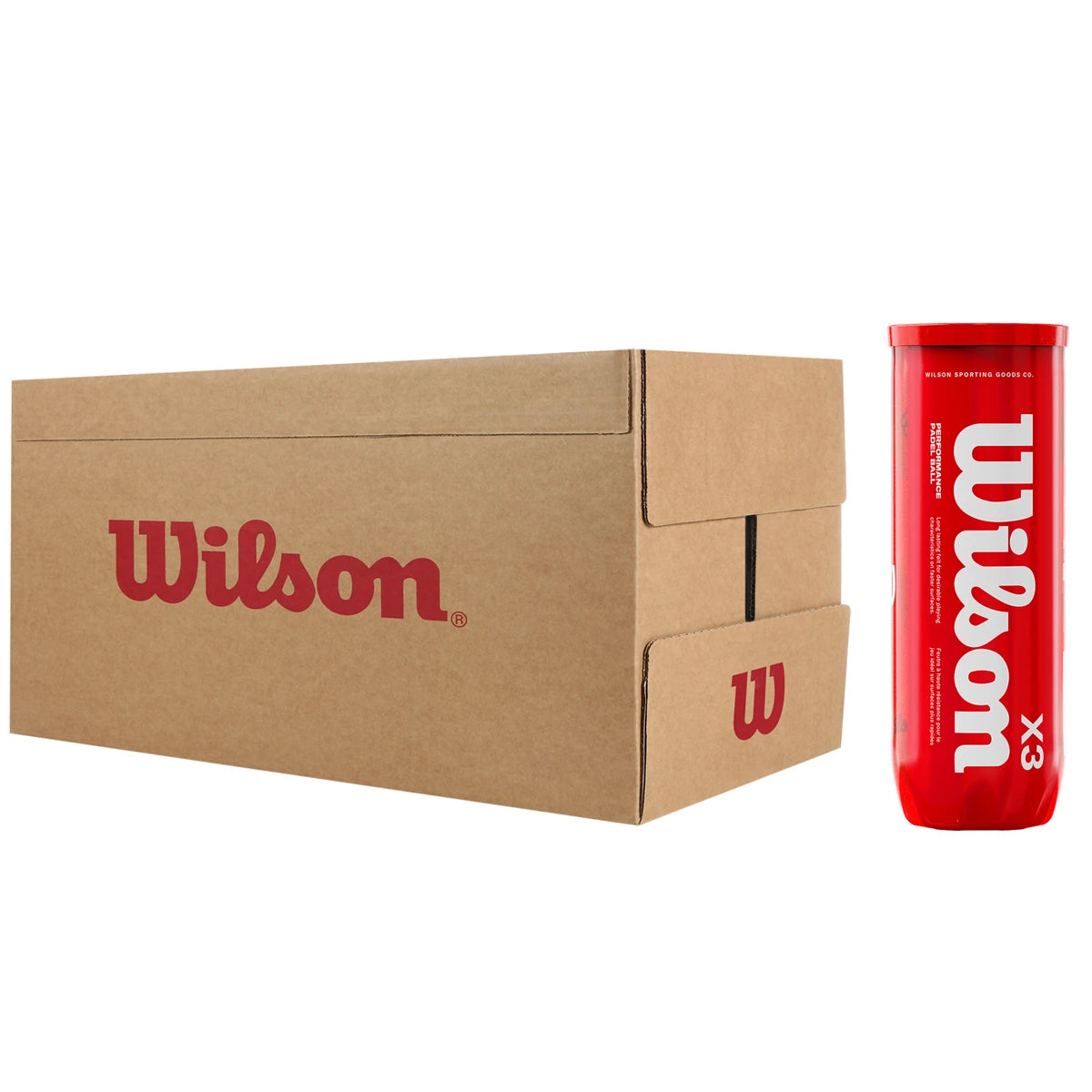 Doos van 24 Tubes met 3 Wilson Padelballen