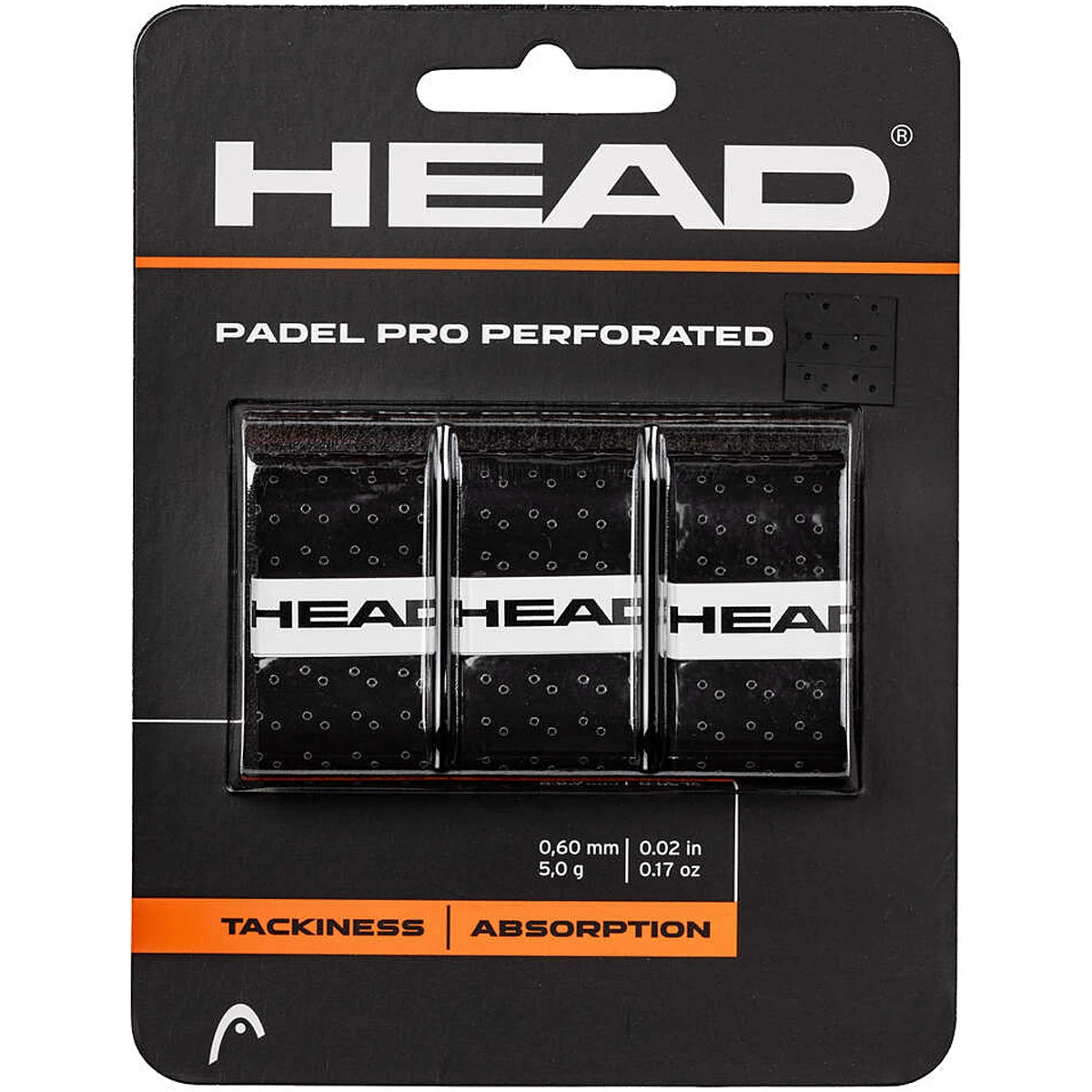 Overgrips Head Padel Pro Perforated X3