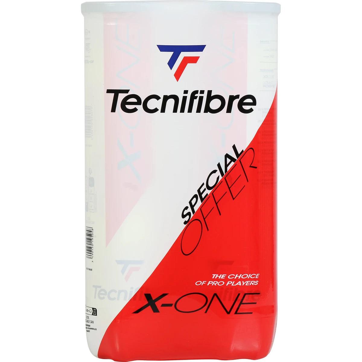 Bipack van 4 Tecnifibre X-One ballen
