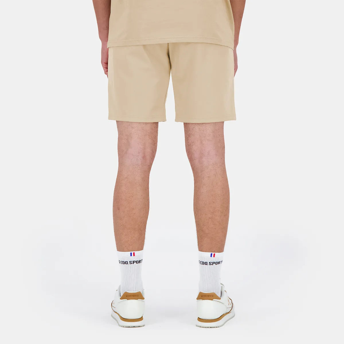 Short Le Coq Sportif Zilver