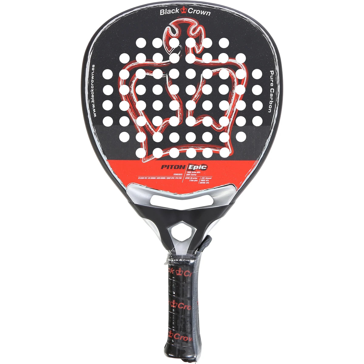 Padelracket Occasion Black Crown Piton Epic