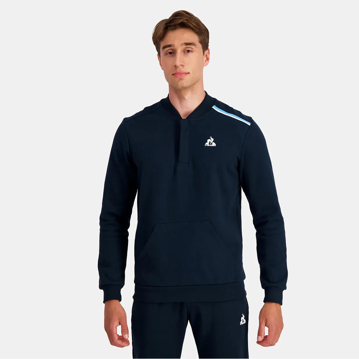 Sweater Le Coq Sportif Heritage New York V-hals