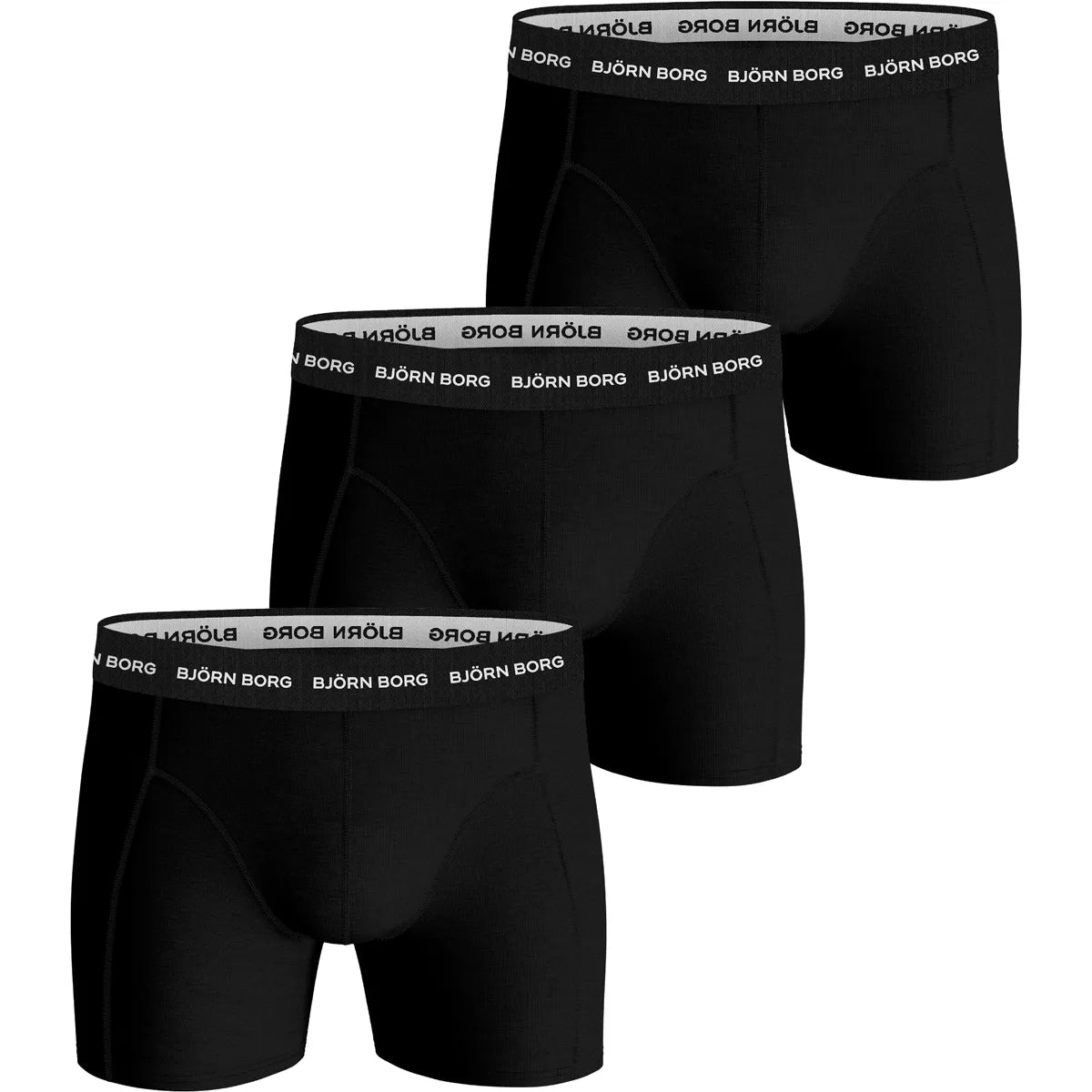 Set van 3 Bjorn Borg Sports boxers van stretch katoen