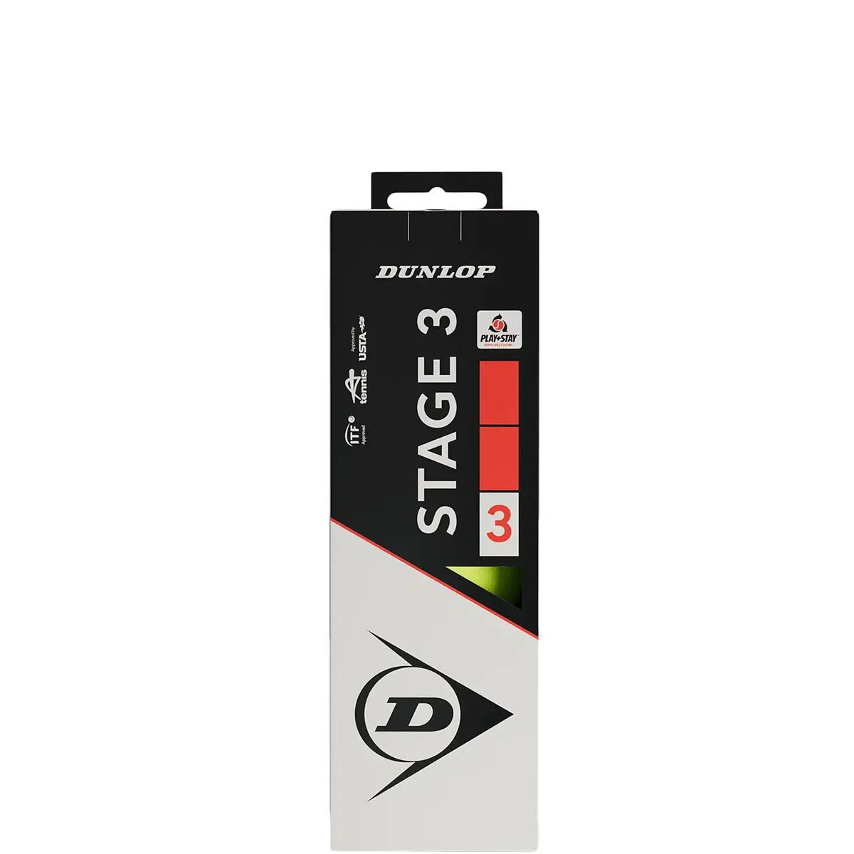 Zakje met 3 Dunlop Mini Tennisballen Stage 3