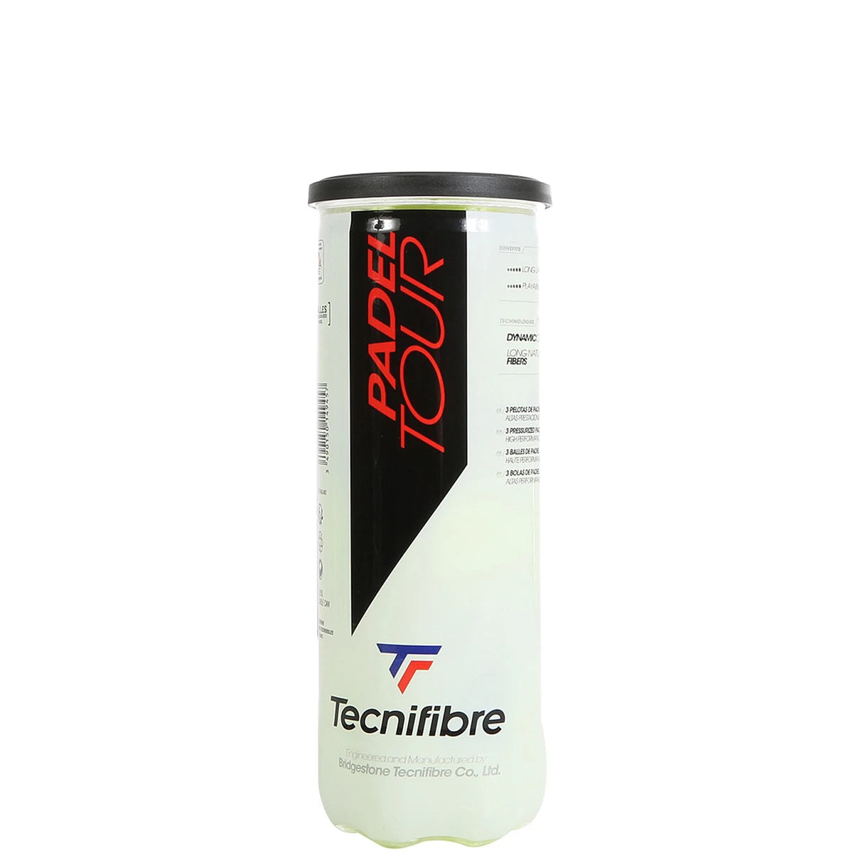 Tube van 3 Padelballen Tecnifibre Tour