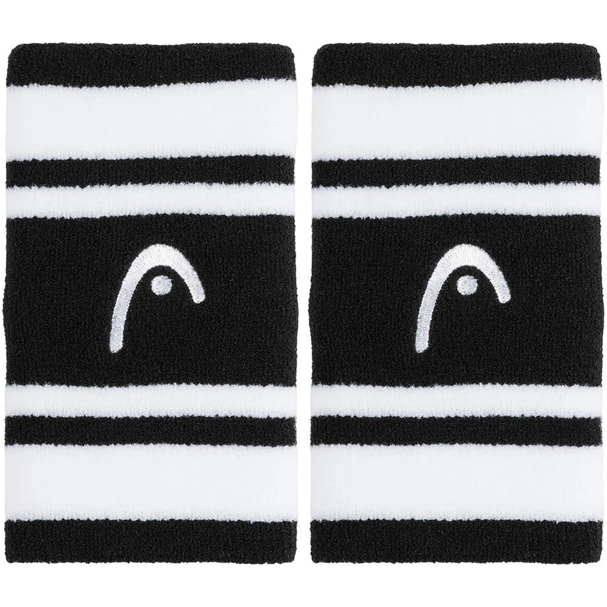 Set van 2 Head Polsbandjes Dubbele Breedte 5" Gestreept
