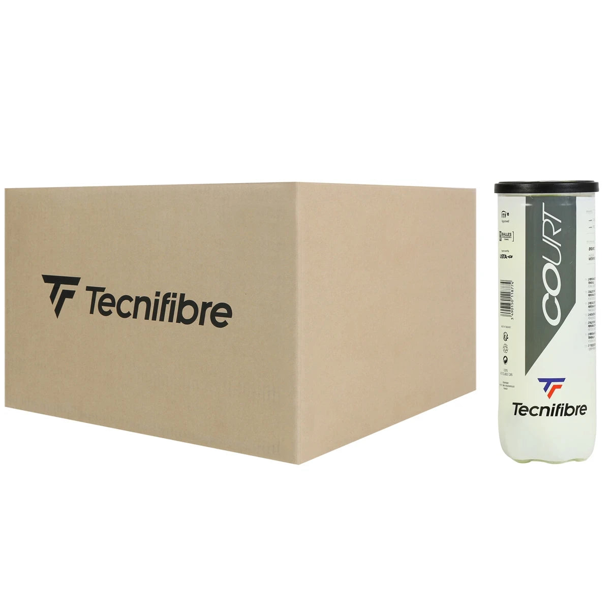 Dozen van 36 Tubes met 3 Tecnifibre Court Ballen