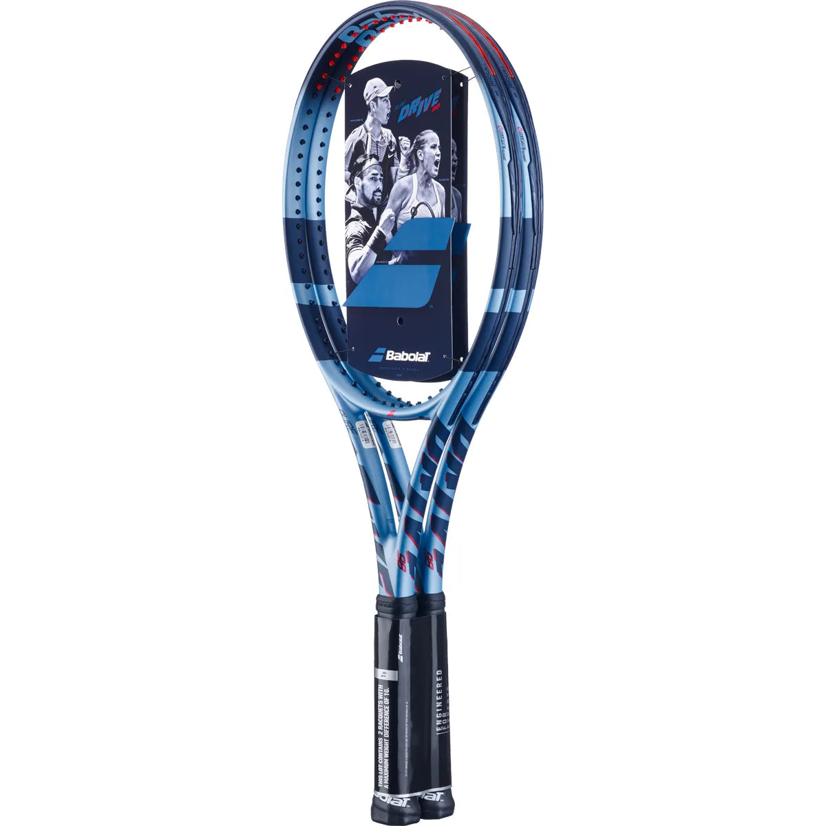 Set van 2 Babolat Pure Drive 98 Rackets (305 Gr)