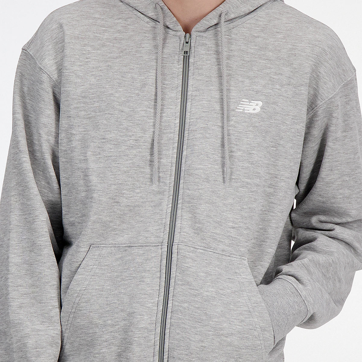 New Balance Sport Essentials Logo Fleece Fz Jas