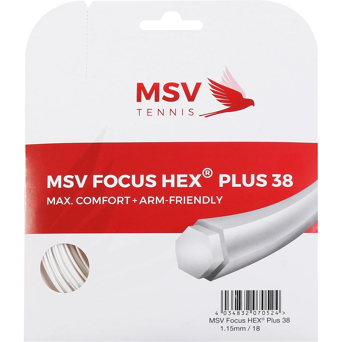 Snaar Msv Focus Hex Plus 38 (12 Meter)