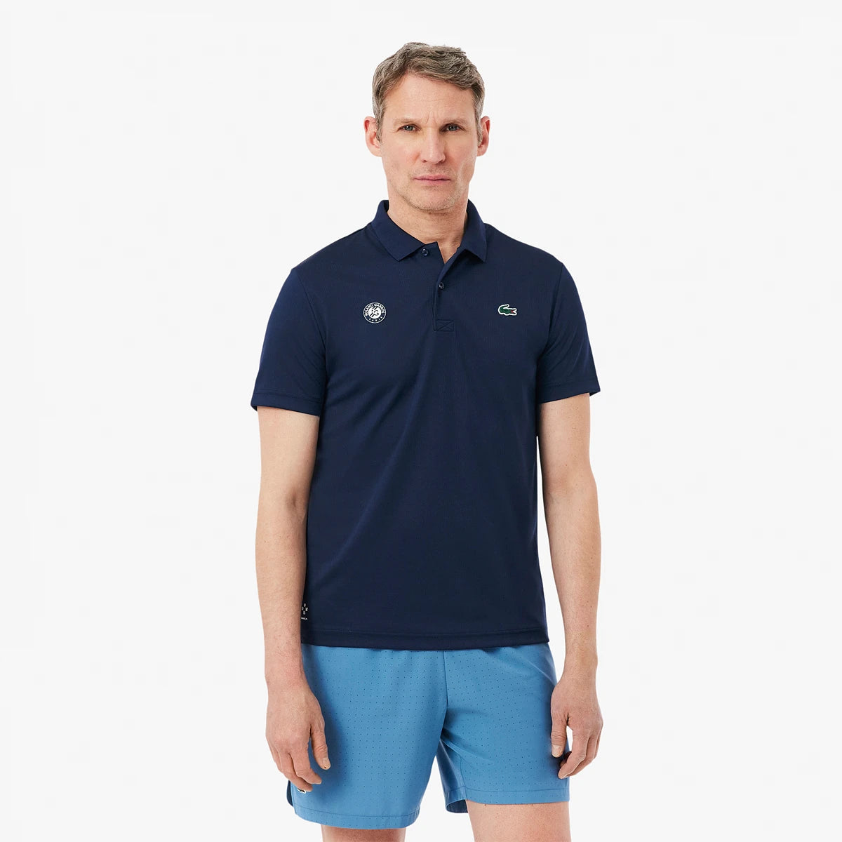 Polo Lacoste Medvedev On Court Grafisch