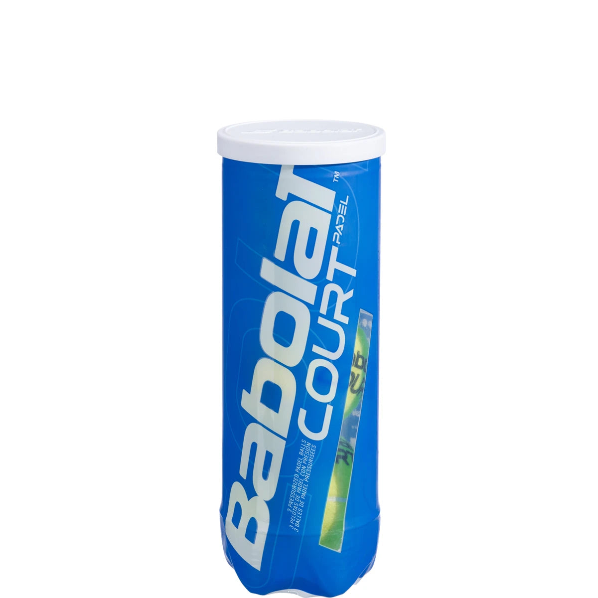 Tube met 3 Padelballen Babolat Court